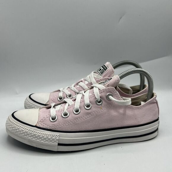 Converse CTAS OX Mens Size 5 Athletic Pink Canvas Laces Casual Sneakers 163358F - Picture 4 of 12